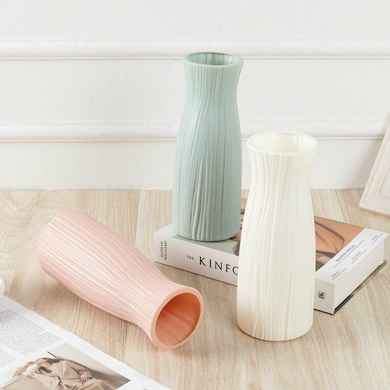 Lọ cắm hoa bình cắm hoa nhựa trang trí nhà cửa, decor phòng khách , phụ kiện chụp ảnh - Andy