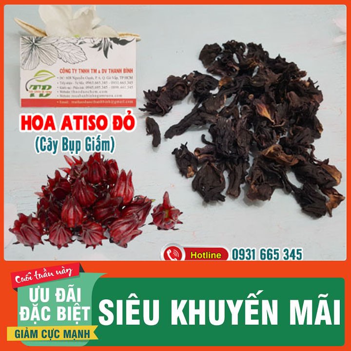 Hoa Atiso Đỏ (Cây Bụp Giấm) 1kg_Thảo Dược Thanh Bình