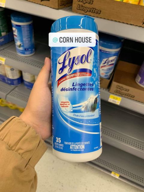 🇨🇦🍁 Khăn ướt diệt khuẩn Lysol Canada 🇨🇦🍁