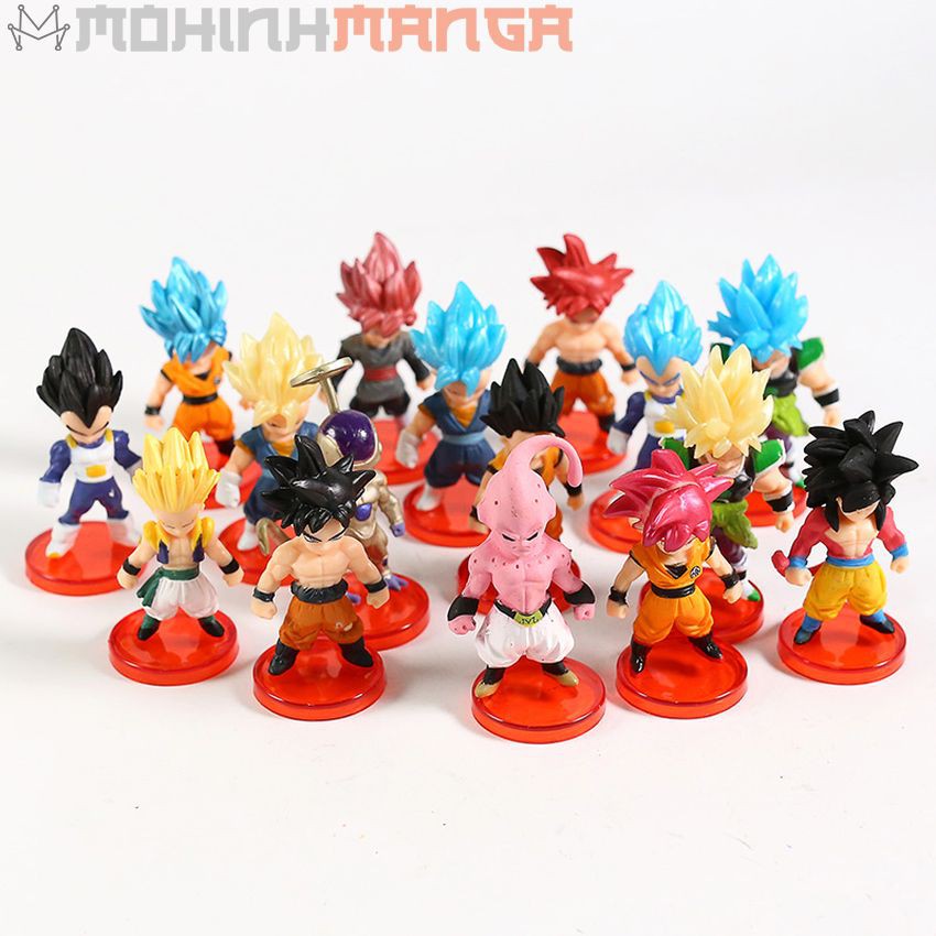 [CÓ QUÀ] Mô hình Dragon Ball 7 Viên Ngọc Rồng Son Goku Black Goku Gogeta Vegito Broly Mabu Frieza Vegeta Gohan Saiyan