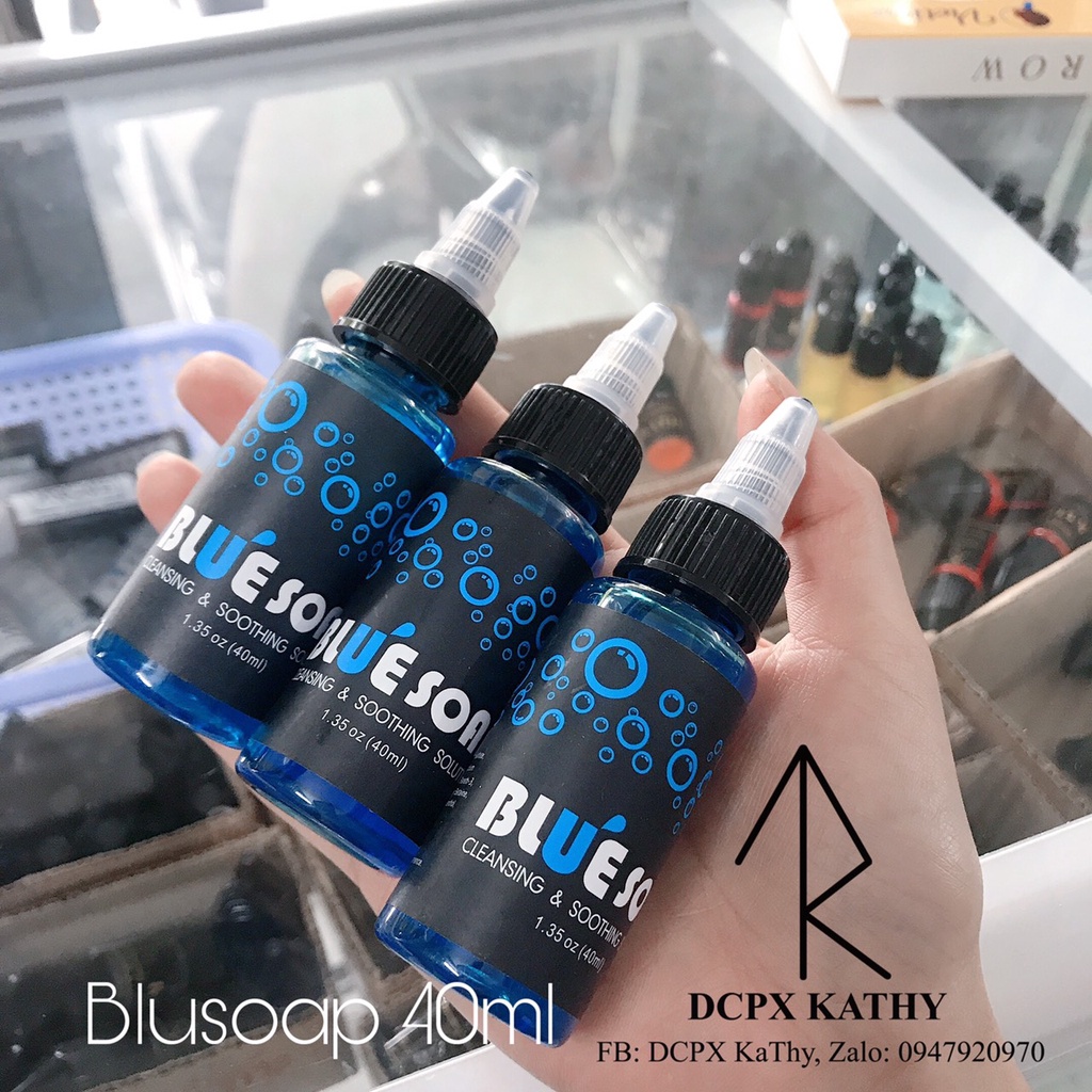 Dung Dịch Lau Rửa Vệ Sinh Hình Xăm Bluesoap 40ml