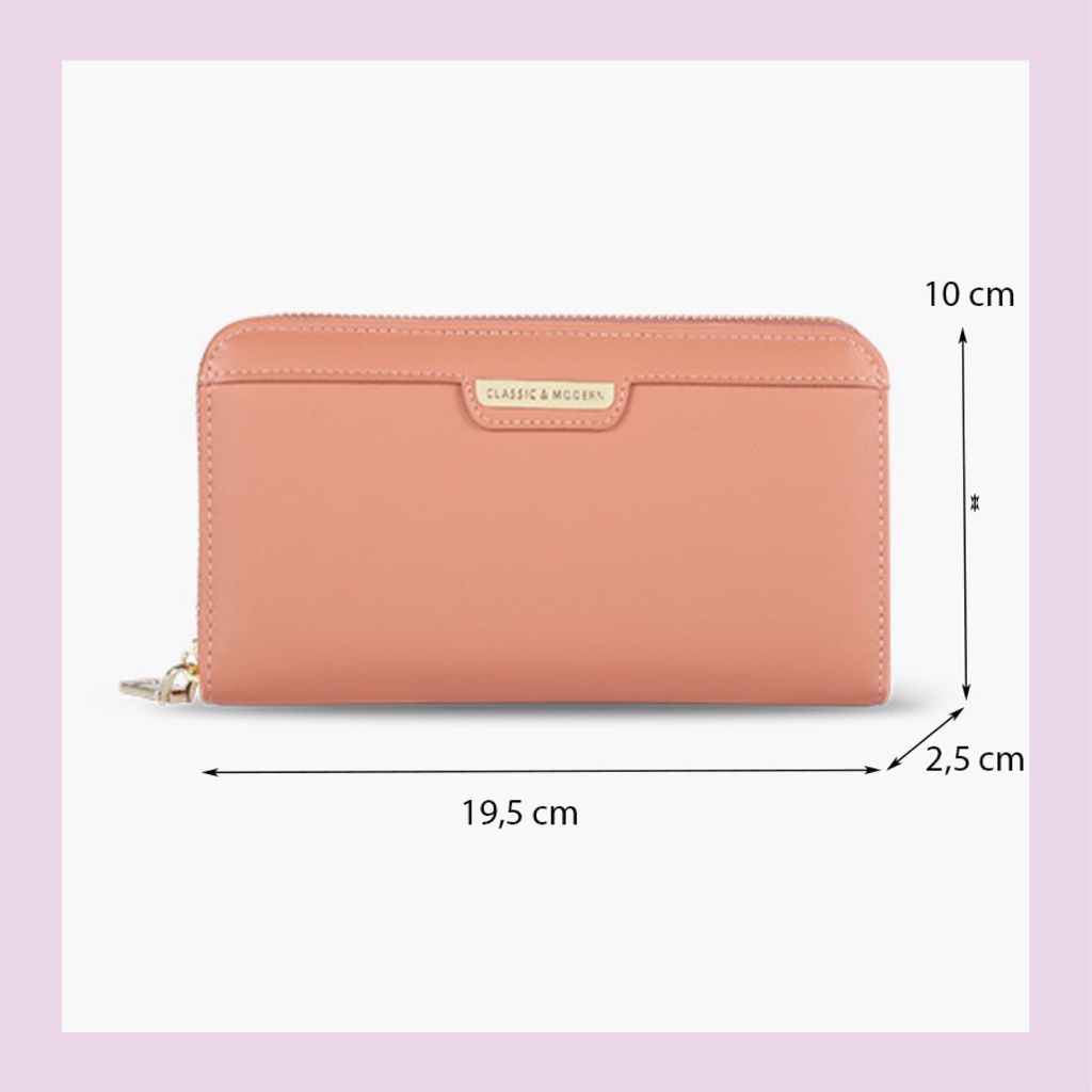Ví nữ dài cầm tay thời trang PERFECT FOR YOU đựng tiền điện thoại nhiều ngăn cute dễ thương giá rẻ TL25 - GUTADO