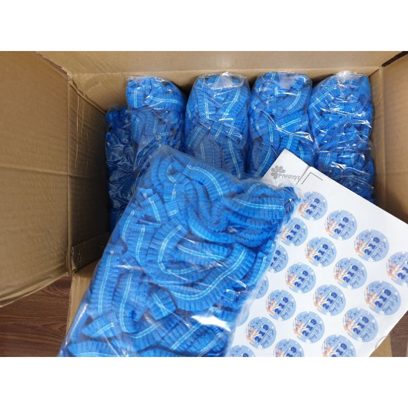 Mũ trùm y tế nón sâu Clip cap Bịch 100c - Nón giấy y tế - bao trùm đầu y tế HÀNG NHẬP DÀY