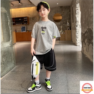 Set Bộ quần áo Cho Bé Trai Mùa Hè THANH THỊNH 20-45kg Mẫu UCLA. Thiết kế đẹp, đường may kỹ.