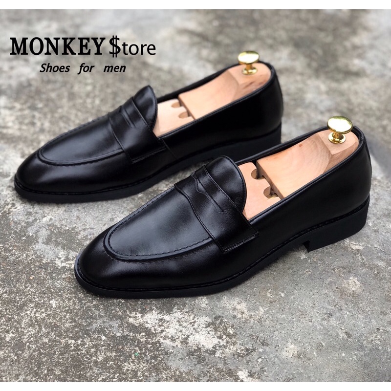 Giày tây nam, giày da công sở penny loafer Da bò - Mã MK07 ( Bảo hành 12 tháng - Ảnh và video độc quyền )