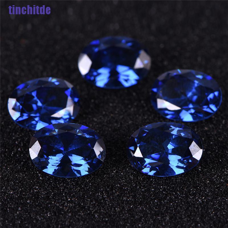 Đá Zircon Hình oval Kích Thước 10 X 14mm Dùng Làm Đồ Thủ Công
