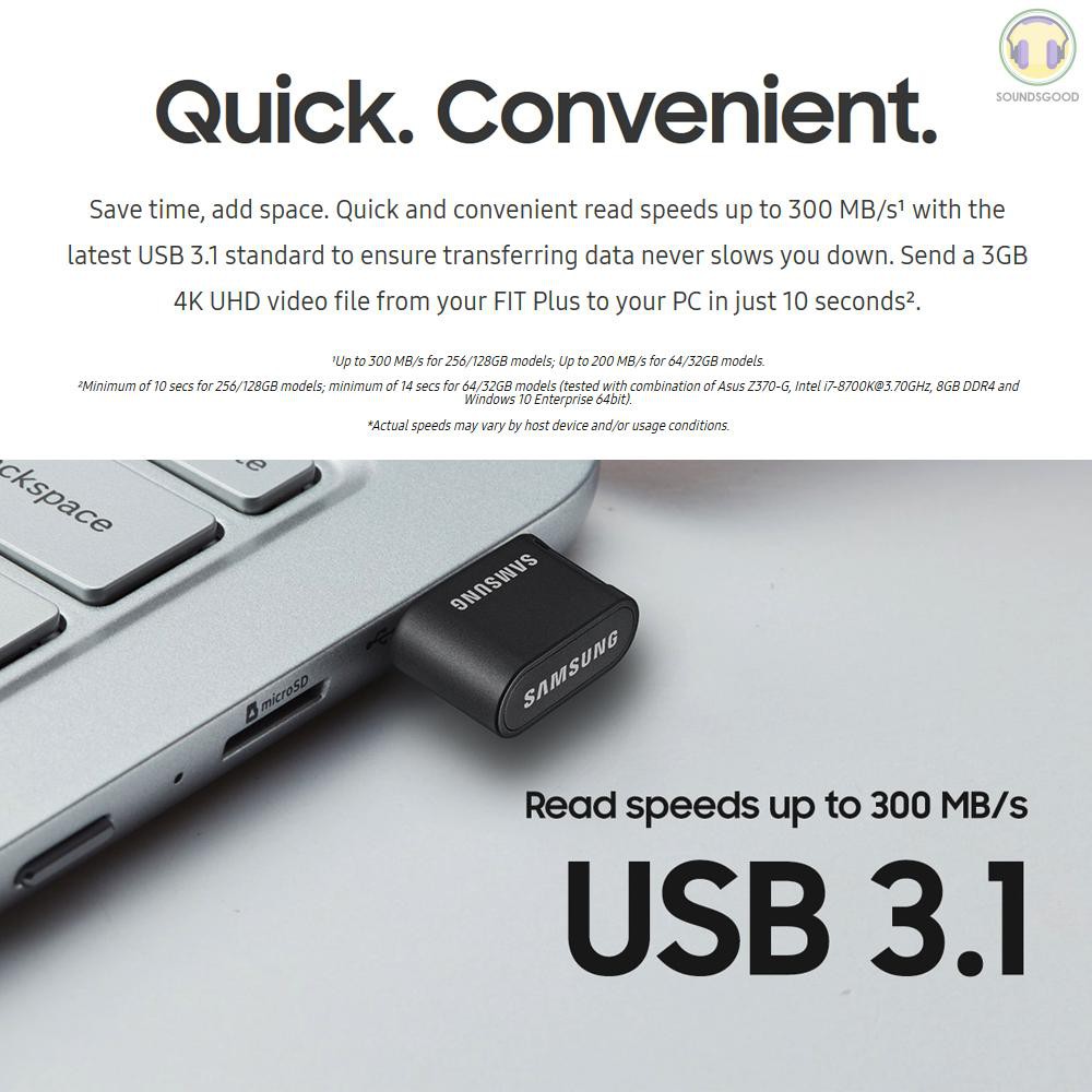 Usb 3.1 Samsung Fit Plus 64gb Tốc Độ Cao | BigBuy360 - bigbuy360.vn