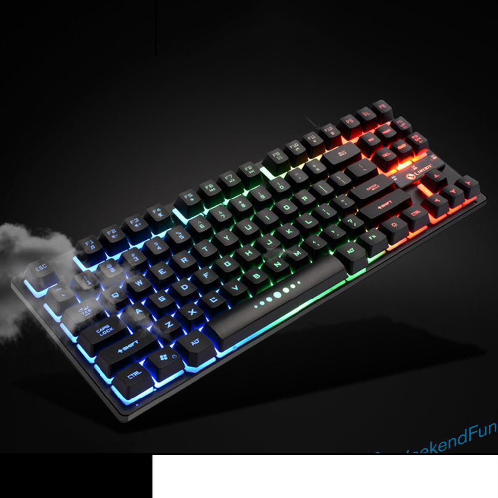 Bàn Phím Cơ Gaming K87 Có Dây 87 Phím với đèn nền RGB