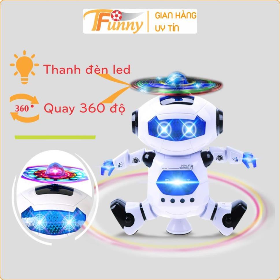 Robot nhảy múa 360 độ cao cấp siêu dễ thương dành cho bé