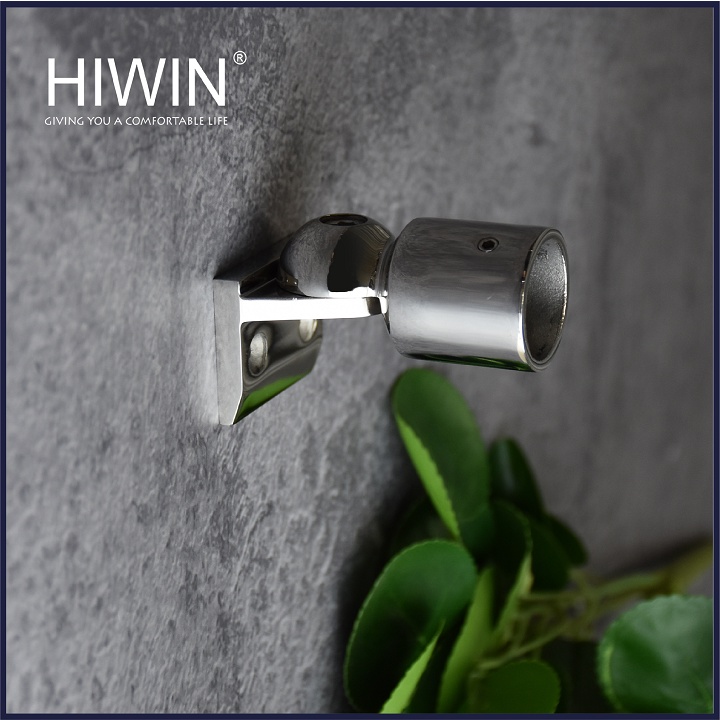Bát tường di động đa hướng dùng cho phòng tắm kính inox 304 mặt gương phi 25 HIWIN SB-610A