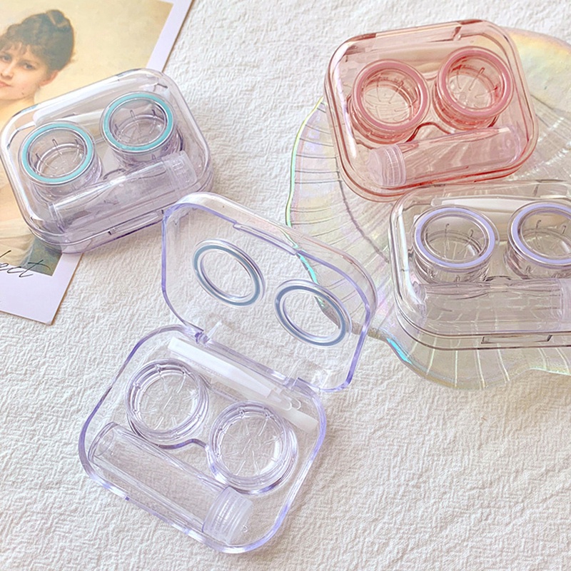 Hộp Đựng Kính Áp Tròng Mini Trong Suốt As755