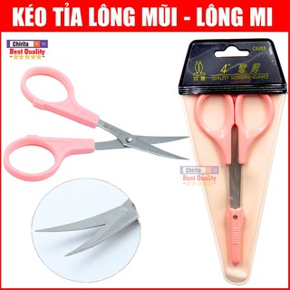 Kéo Tỉa Lông Mũi, Lông Mi - Kéo Cắt Tỉa Mũi Cong Loại Tốt CA-865