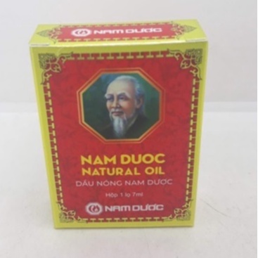 Dầu Nóng Nam Dược, Dầu Gió Nam Dược - Lọ 7ml Nam Duoc NATURAL OIL