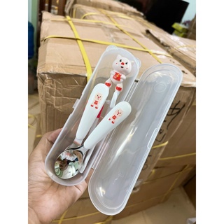 [RẺ VÔ ĐỊCH] Set dụng cụ tập ăn cho bé (thìa, dĩa, đũa)