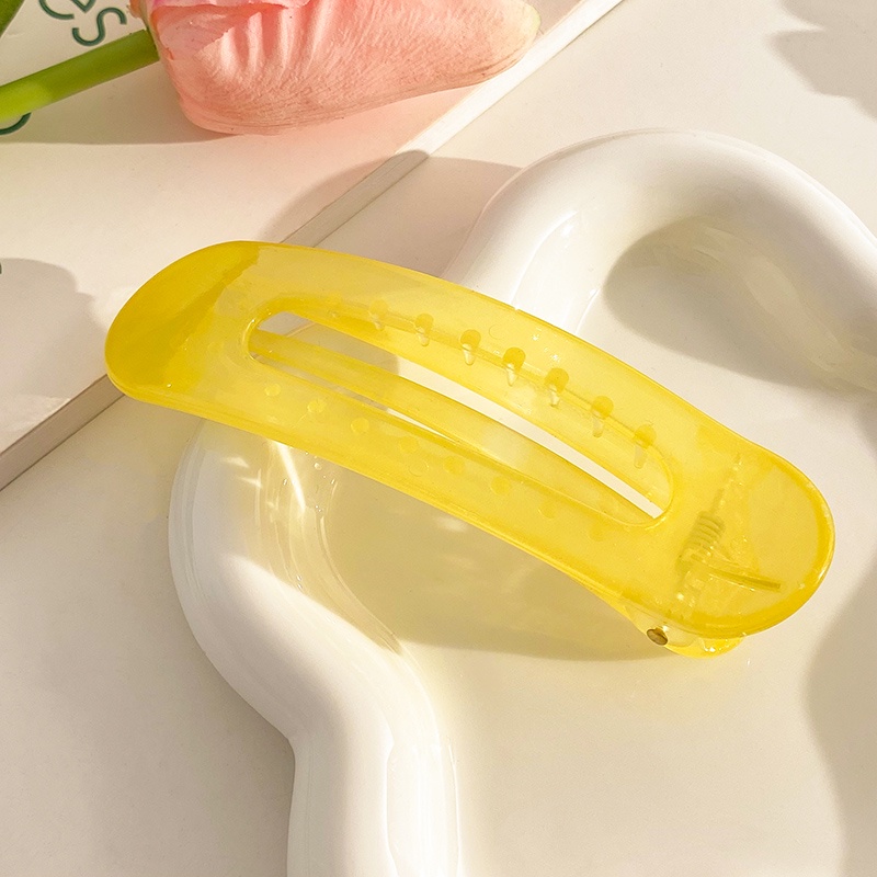 Kẹp Tóc Hình Hoa Màu Xanh Lá Thiết Kế Mới Xinh Xắn Thời Trang Dành Cho Nữ