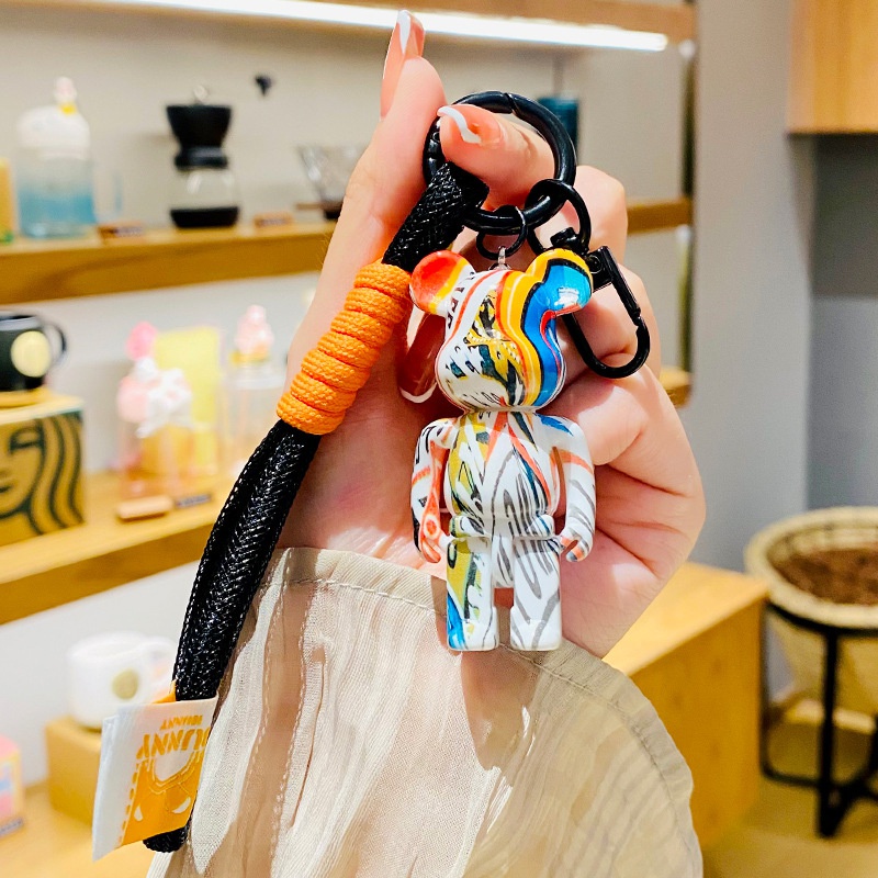 DISNEY Mới Móc Chìa Khóa Hình Gấu Nhiều Màu Sắc Dễ Thương Cho Cặp Đôi