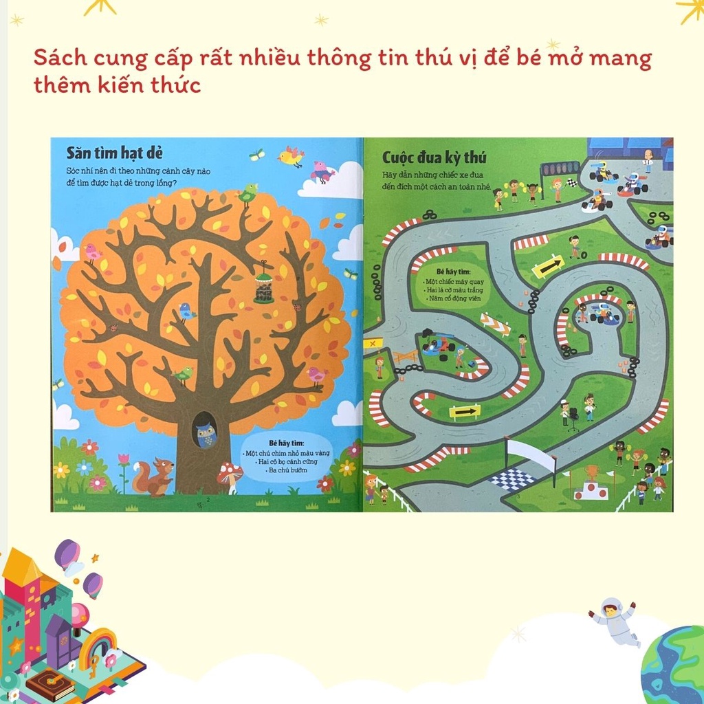 Sách Mê cung phát triển tư duy, càng chơi càng thông minh (6 quyển lẻ tùy chọn)