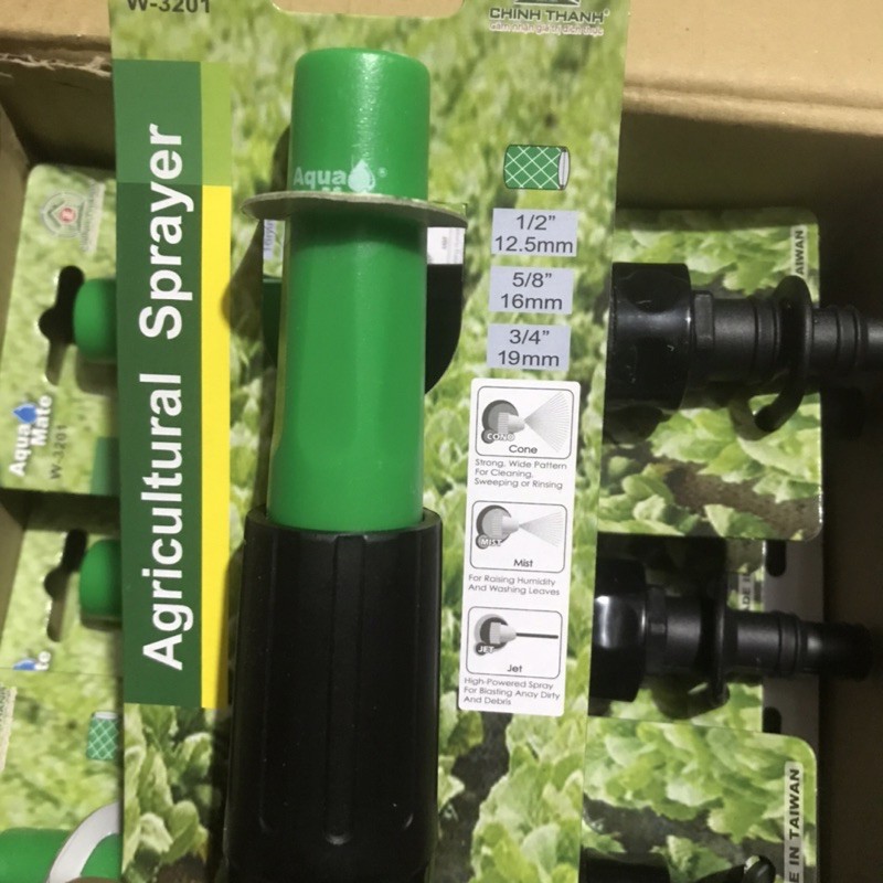 Vòi xịt tăng áp Aquamate xịt tưới cây, rửa xe và vệ sinh nhà cửa