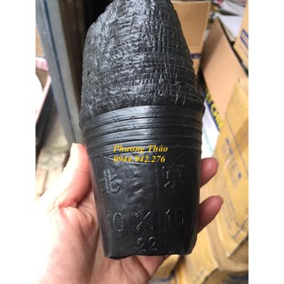 100gr chậu nhựa dẻo đen ươm cây size 10*10