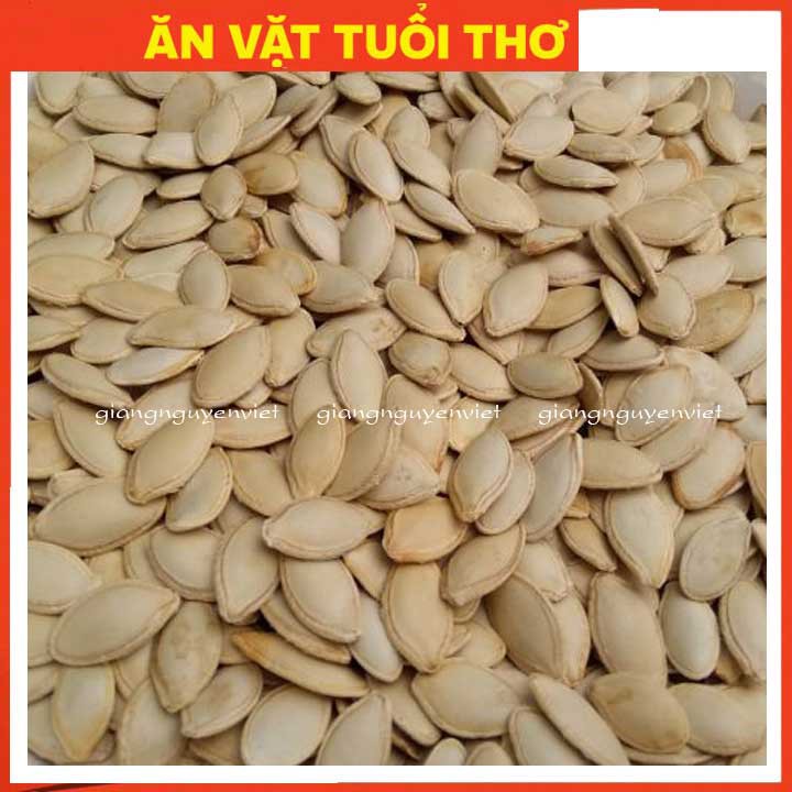 Gói 500g Hạt Bí Rang Sẵn - hạt to mẩy hàng loại 1 Date Mới