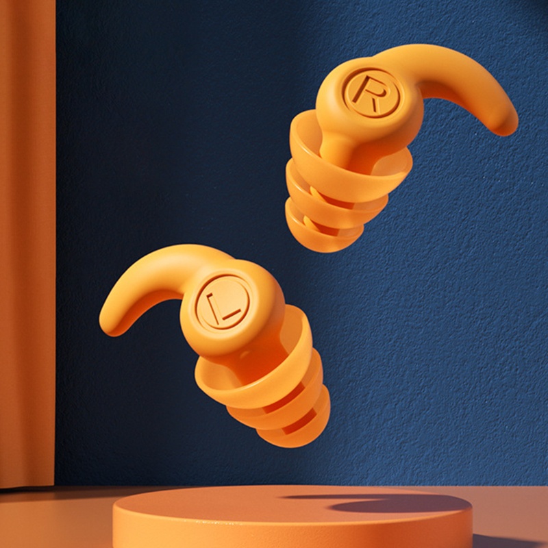 Nút Bịt Tai Bằng Silicone Chống Ồn Thoải Mái Dễ Sử Dụng