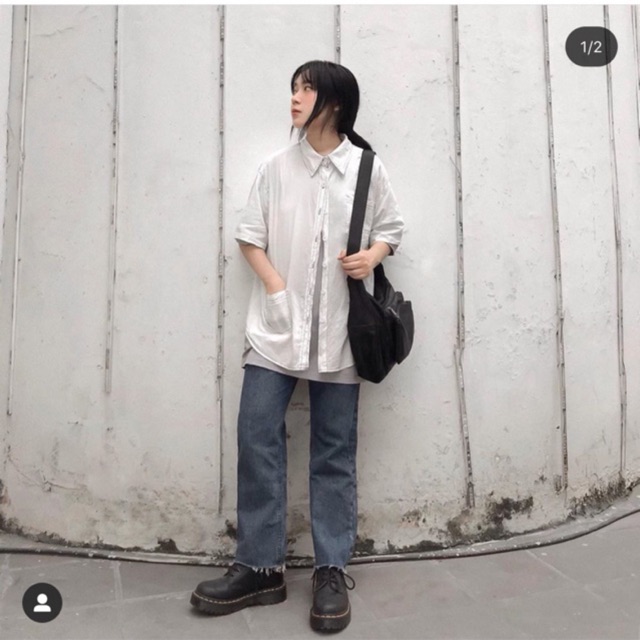 #Q517CS quần jeans suông rộng