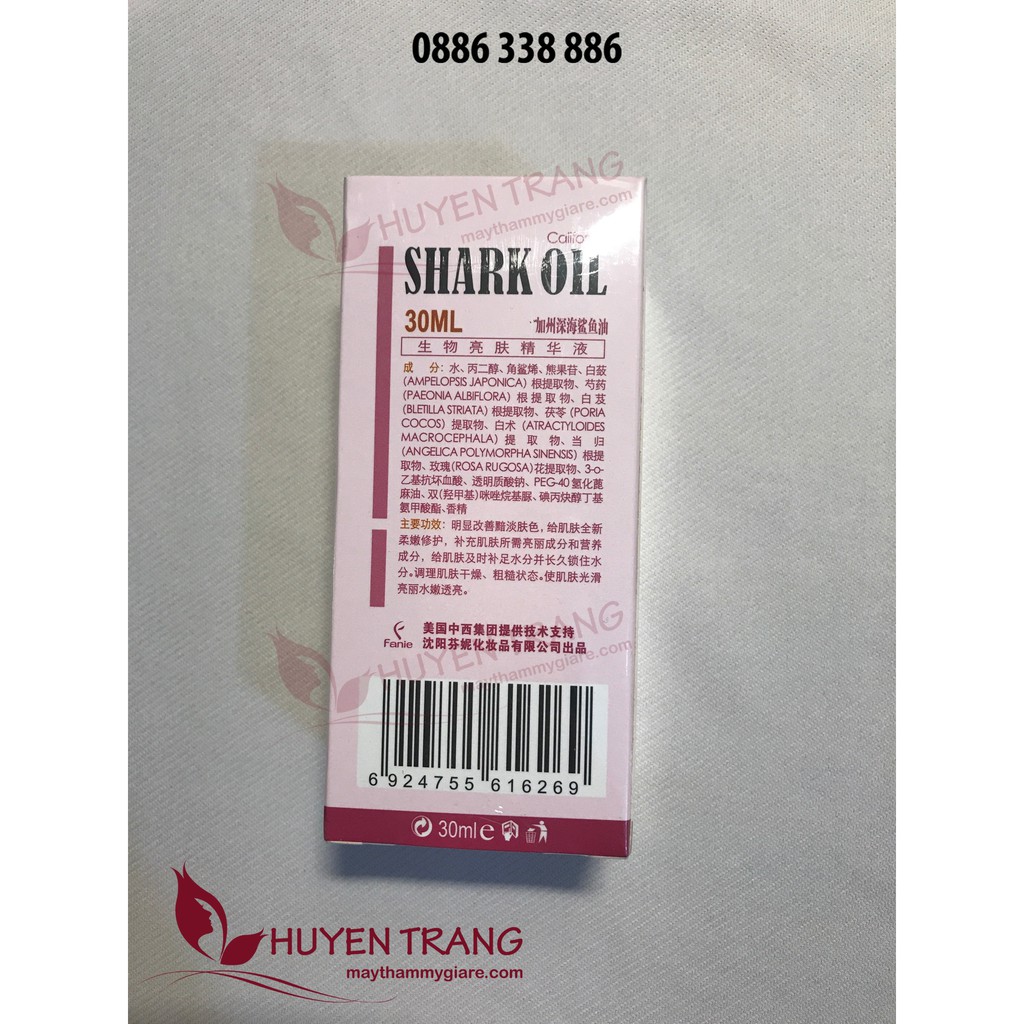 Tinh Chất Trắng Da Cá Mập Thẩm Mỹ Huyền Trang NANOCEE