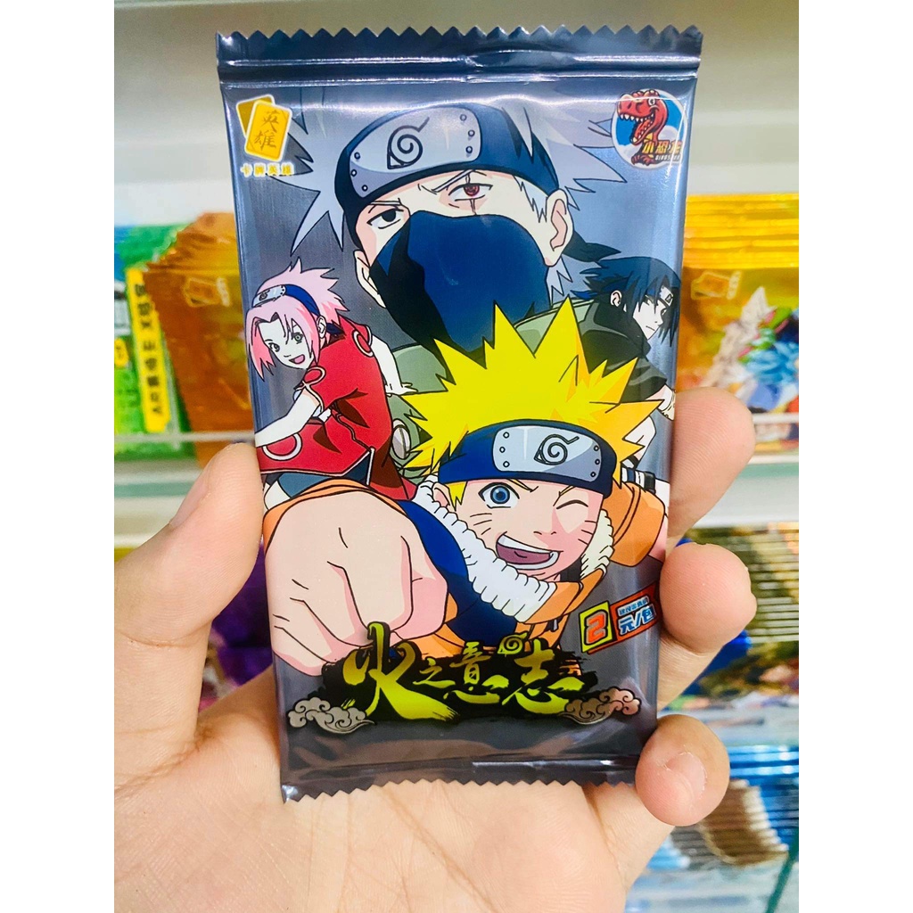 Tổng hợp Set 5 ảnh thẻ nhân phẩm Anime Naruto ngẫu nhiên chibi xinh xắn