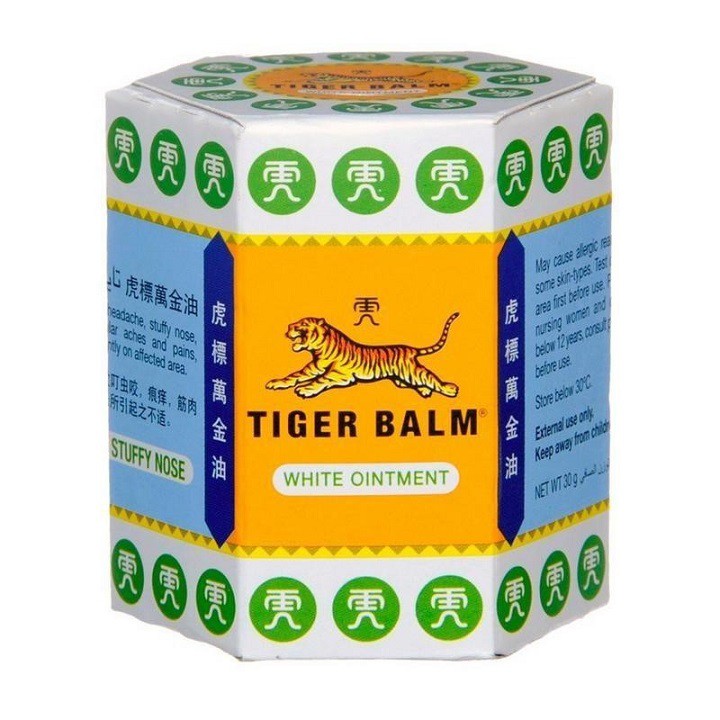 Dầu Cù Là Con Cọp Trắng Tiger Balm 30g singapore