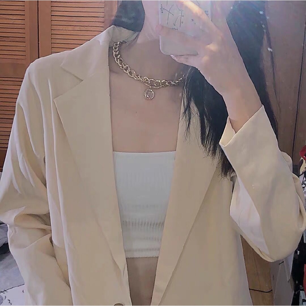 Dây Chuyền Hợp Kim Mặt Tròn Khắc Hình Độc Đáo Cho Nam