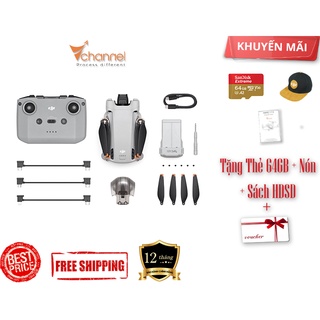 Flycam DJI Mini 3 Pro Basic + Smart Controller bảo hành chính hãng 12 tháng * Tặng Thẻ Nhớ Sandisk 64G + Nón DJI *