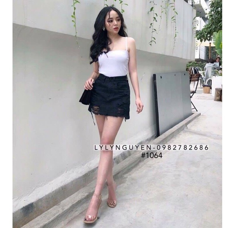 {HÀNG CHUẨN}_ QUẦN giả váy Jean_quần váy co giãn -GIAO ĐÚNG MẪU | BigBuy360 - bigbuy360.vn