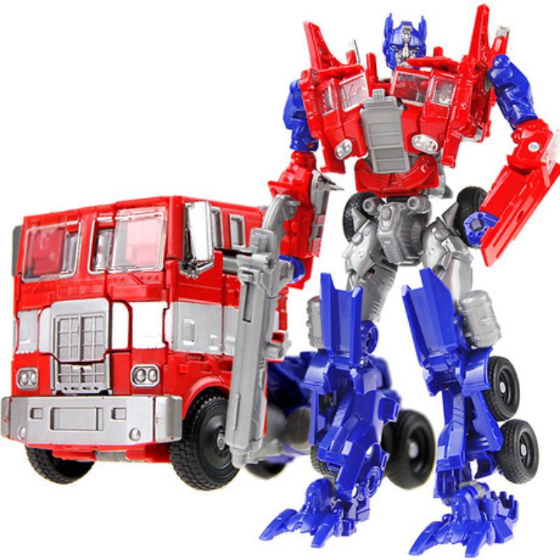 robot biến hình Transformers optimus prime bản có kim loại