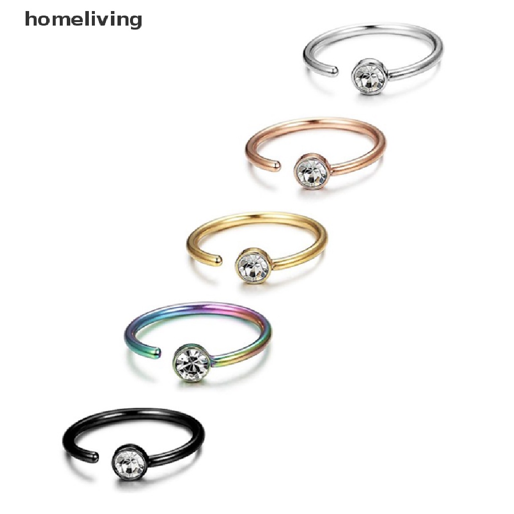 1 Khuyên Xỏ Mũi Bằng Thép Thời Trang Cá Tính Cho Nữ