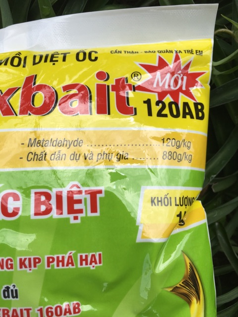 Toxbait 120AB bả mồi diệt các loại ốc 1kg loại mạnh