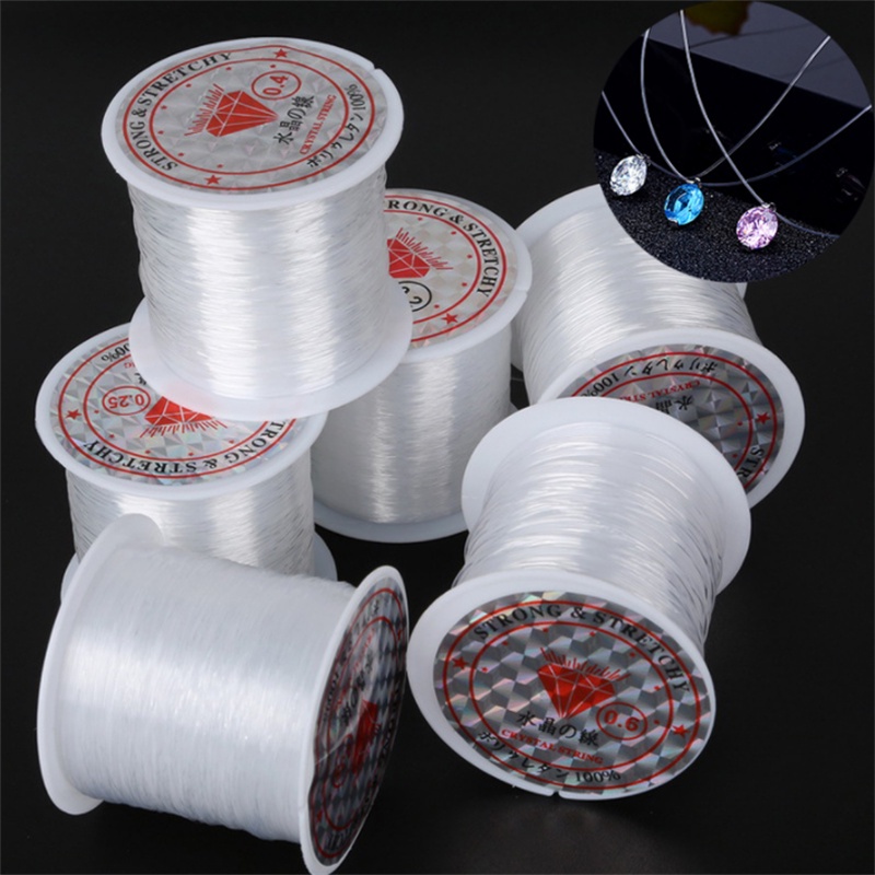1 Cuộn Dây Câu Cá Trong Suốt 0.2-0.8mm