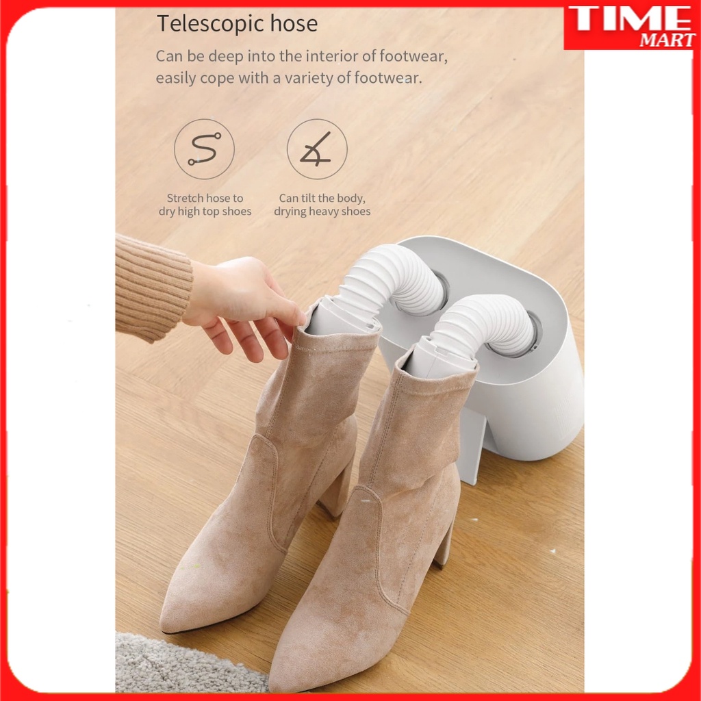 Máy sấy giày thông minh đa chức năng Deerma DEM-HX10.Siêu sạch,nhanh khô [TIME_MART siêu thị tiện ích gia đình]