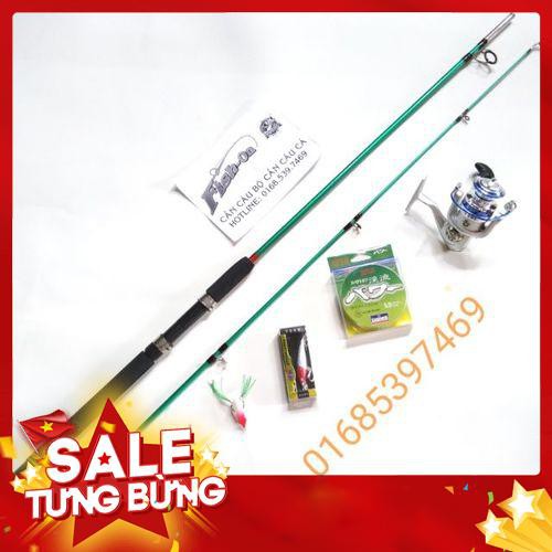 ( Big sale ) Bộ cần câu lure rê cá lóc bạo lực