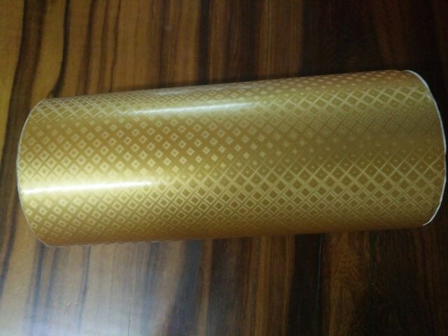 Bộ tem dán xe màu đồng carbon 3D ngang 30 Dài 1 mét