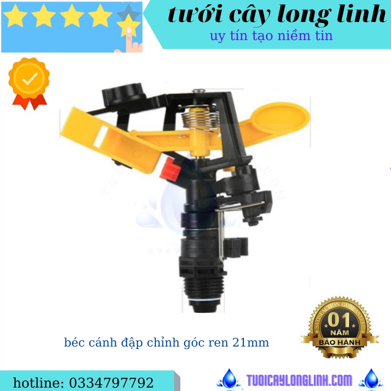 Béc Cánh Đập Chỉnh Góc Tưới Cây