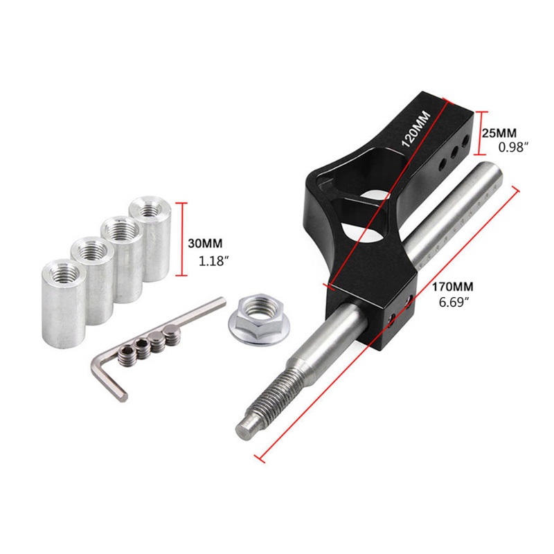 Bộ Cần Số Kèm 4 Đầu Nối Cần Số Xe Hơi Có Thể Điều Chỉnh