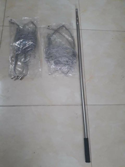 Vợt vớt cá inox rút gọn