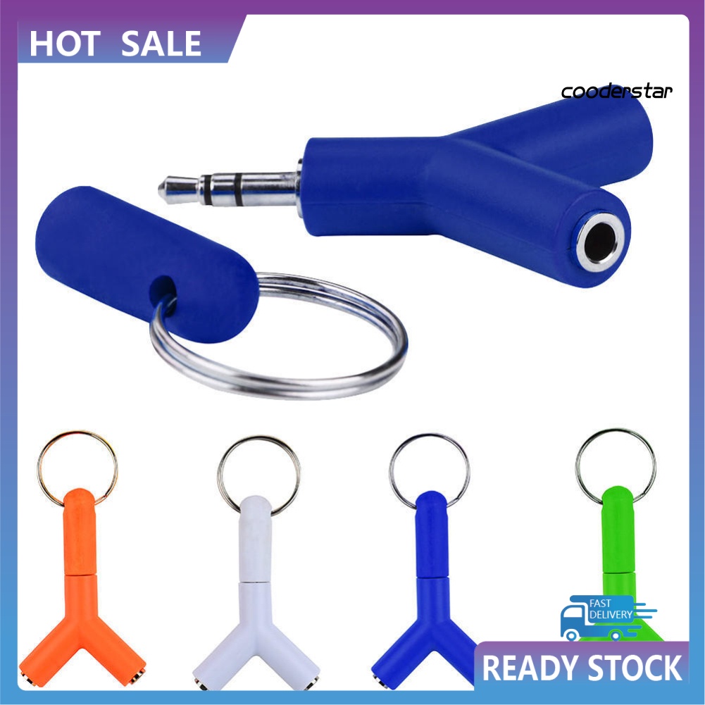 Giắc cắm chuyển đổi chữ Y từ giắc cắm 3.5mm sang hai cổng cắm