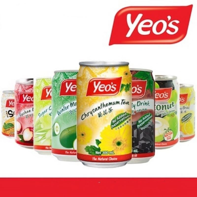 Nước giải khát Yeo's thùng 24 lon các loại