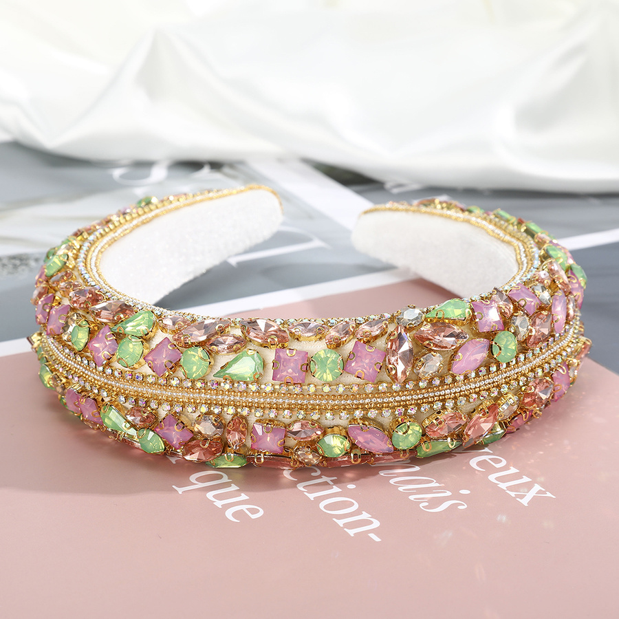 Băng Đô Cài Tóc Đính Đá Lấp Lánh Thời Trang Cho Nữ