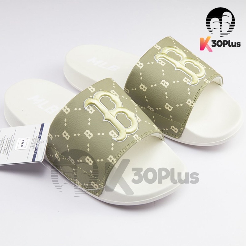 Dép MLB Quai Ngang logo BosTon 2022