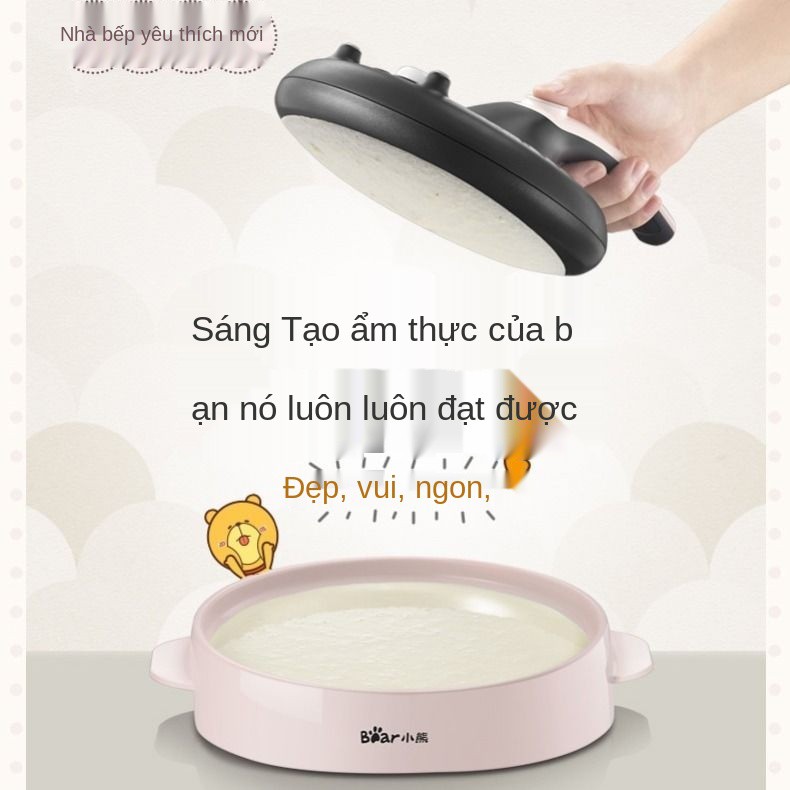 ✻❀▧Máy làm bánh pancake gấu nhỏ gia dụng quy giò chả da chảo nướng điện Tràm kếp tạo tác