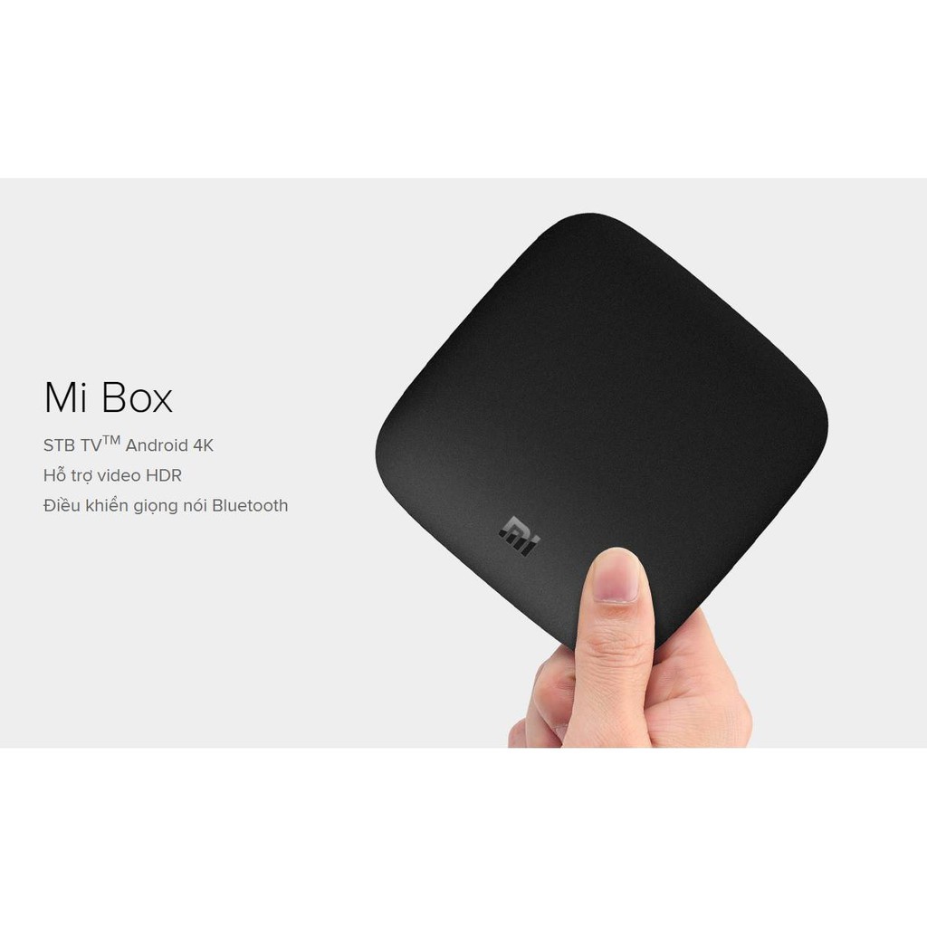 Android Tivi Box Xiaomi Mibox 4K Bản Quốc Tế Tiếng Việt tìm kiếm giọng nói