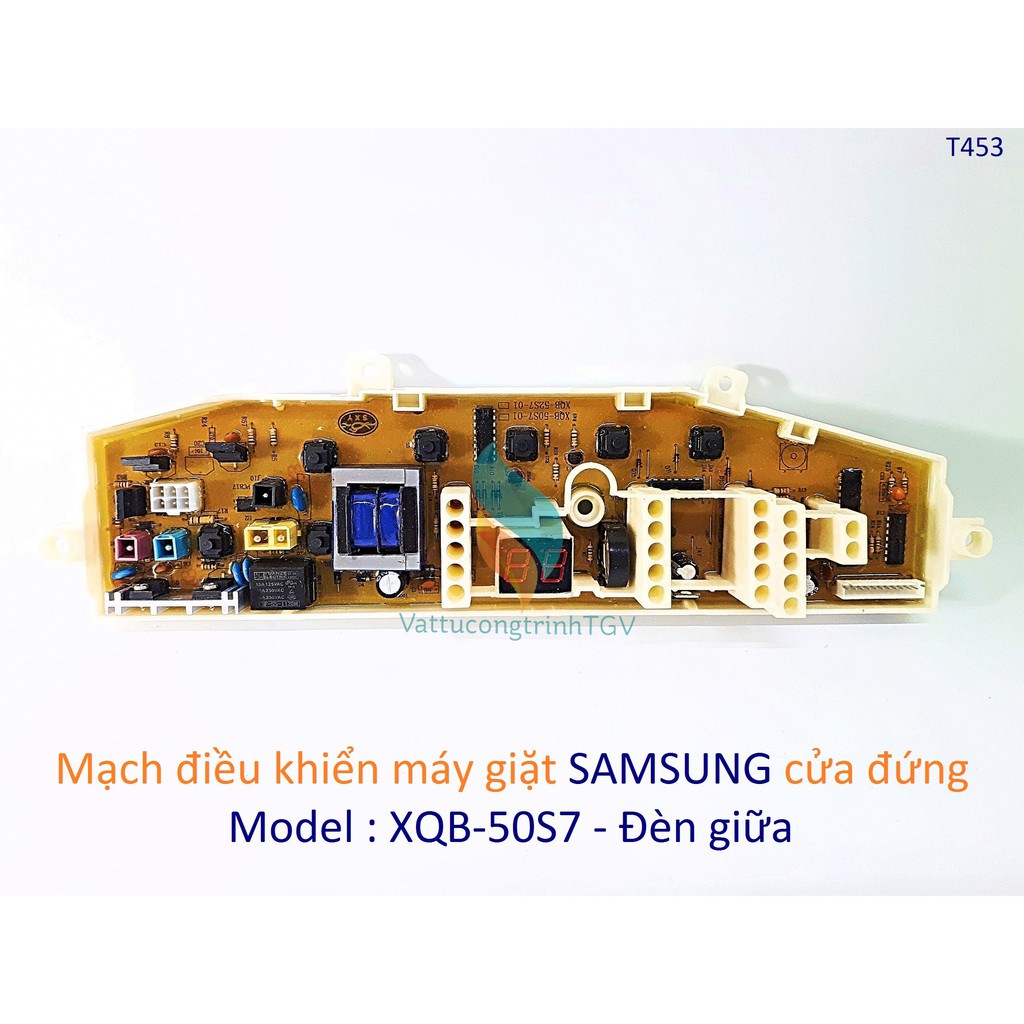 Mạch điều khiển máy giặt SAMSUNG cửa đứng XQB-50S7 đèn giữa