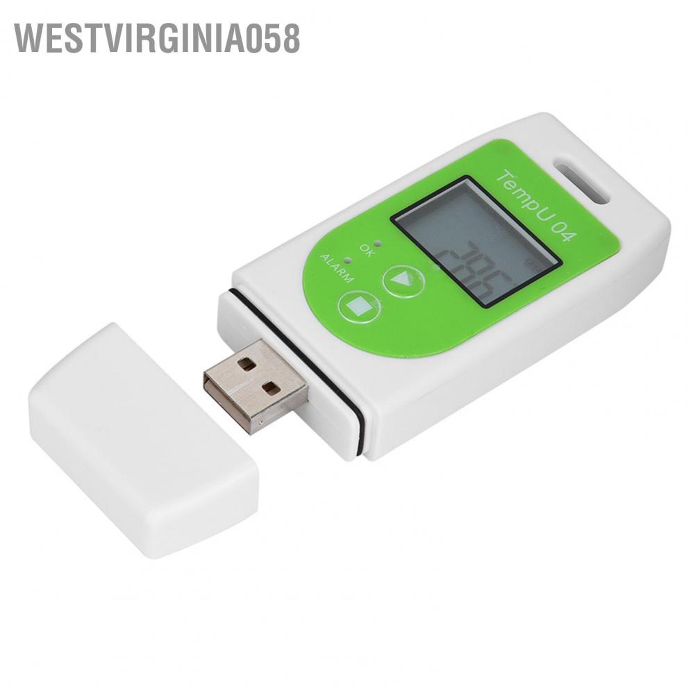 Westvirginia058 TempU04 PDF USB Temperature Data Logger Reusable Recorder